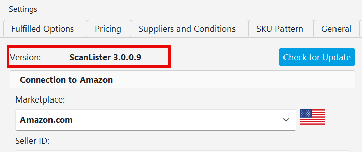ScanLister version location on Windows