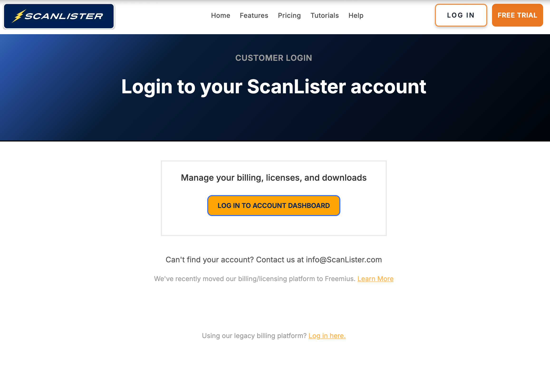 login ScanLister.png